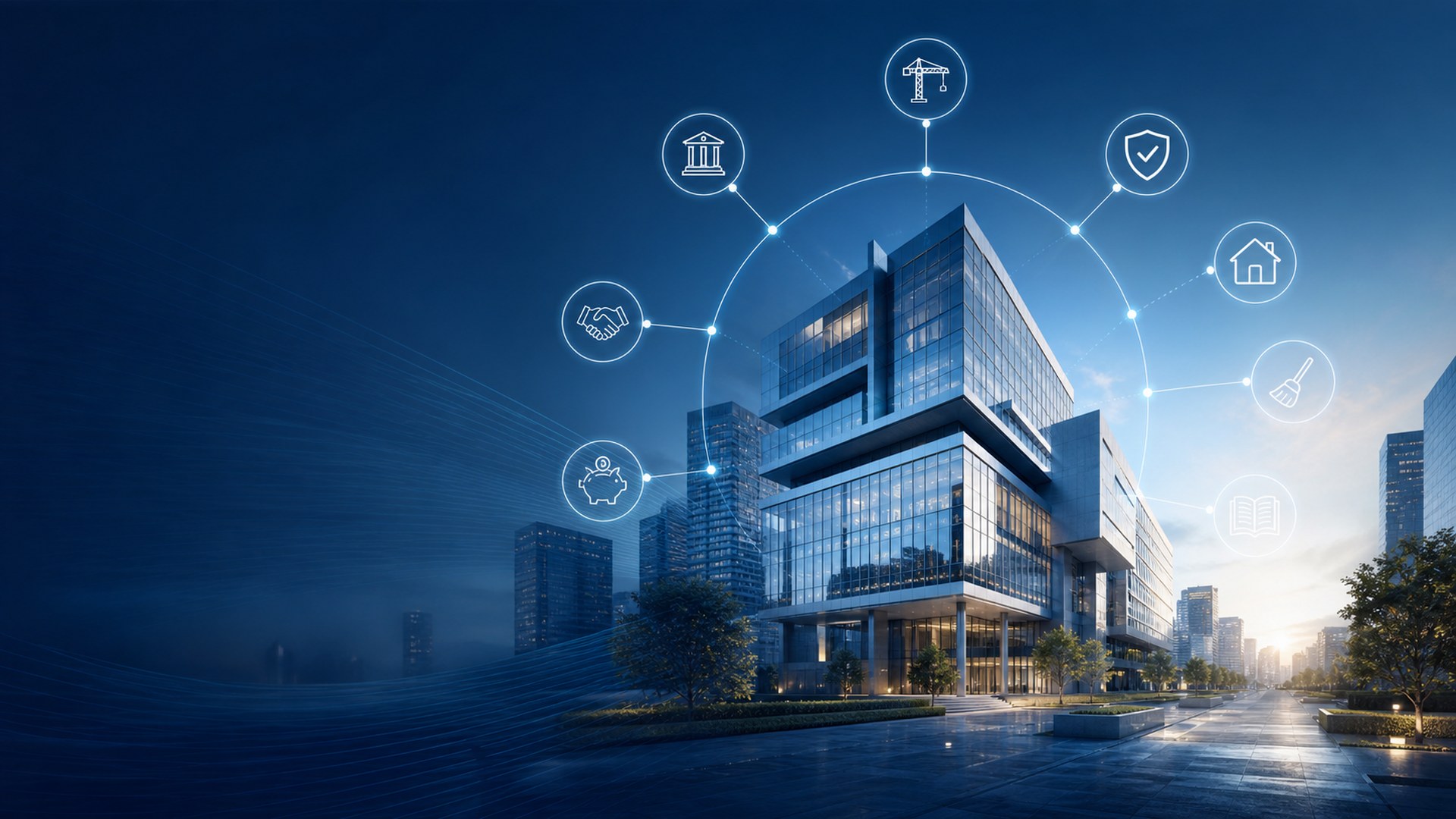 Écosystème immobilier coordonné par RYM Holding